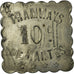 Coin, France, Tramways, Nantes, 10 Centimes, EF(40-45), Nickel plated zinc