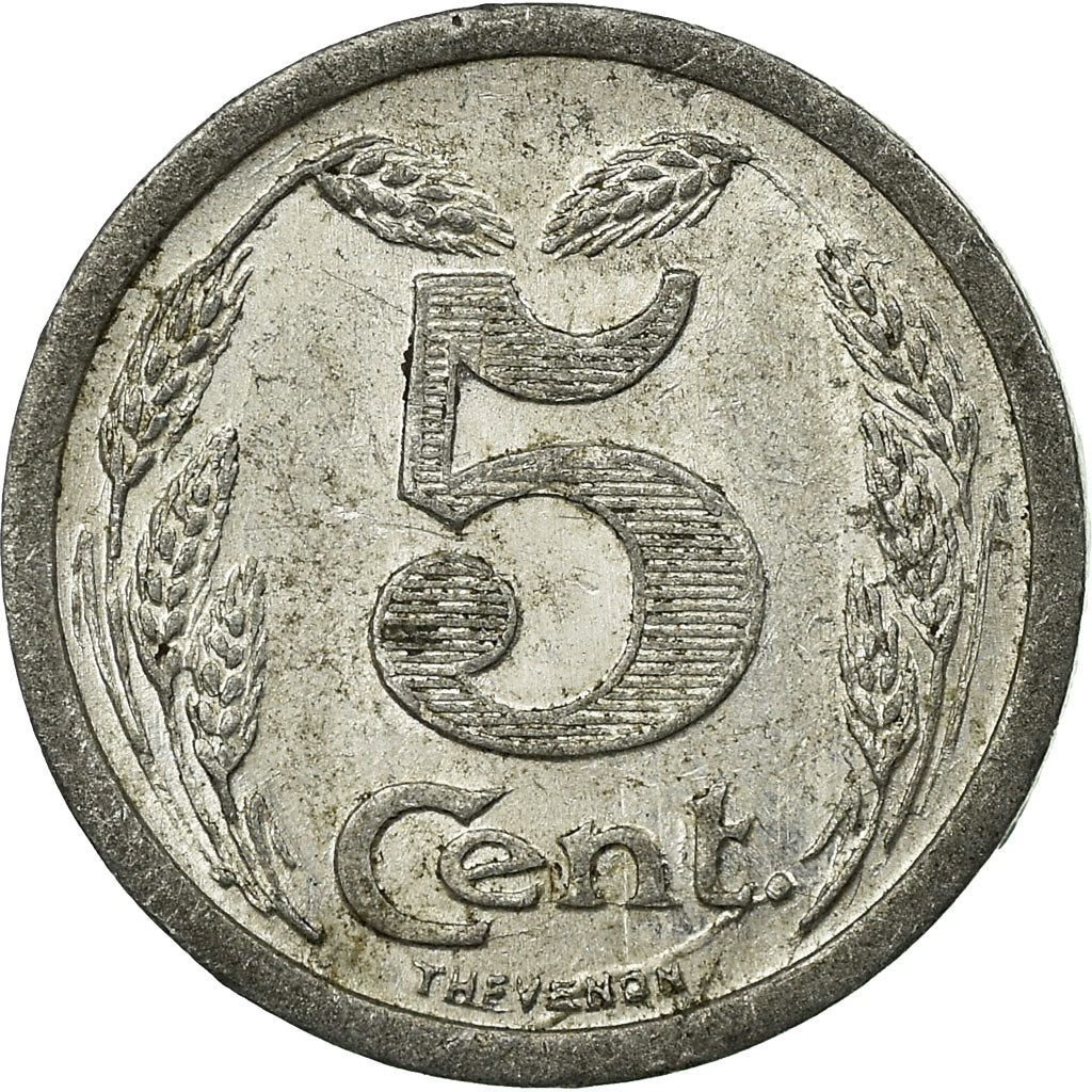 Moneta, Francia, Chambre de Commerce, Evreux, 5 Centimes, 1921, BB+, Alluminio