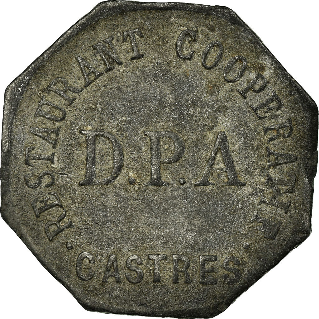 Munten, Frankrijk, Restaurant Coopératif D.P.A, Castres, 25 Centimes, FR+