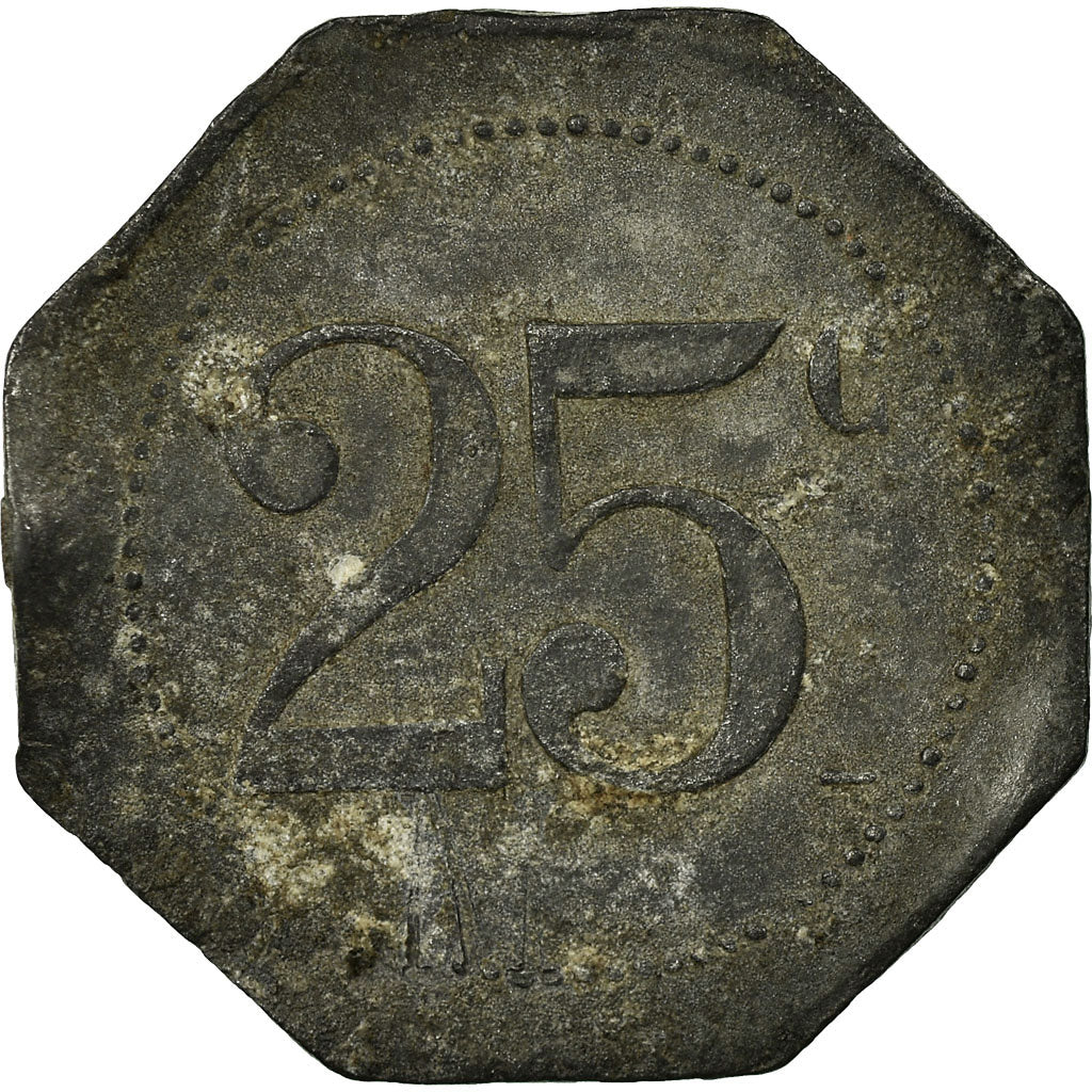 Munten, Frankrijk, Restaurant Coopératif D.P.A, Castres, 25 Centimes, FR+