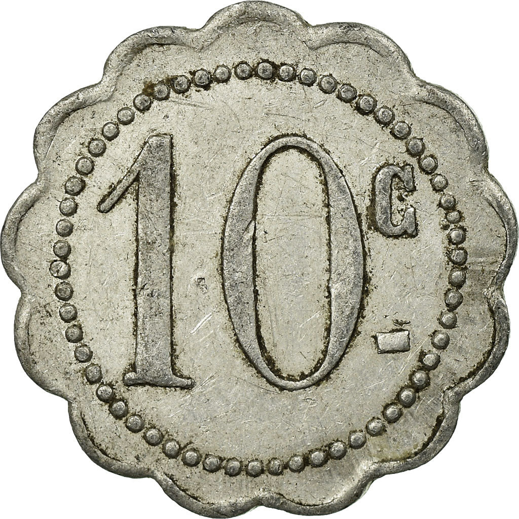 Coin, France, Société Coopérative, Thaon-les-Vosges, 10 Centimes, EF(40-45)