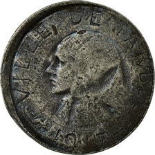 Coin, France, Ville de Tarbes, Tarbes, 5 Centimes, 1917, VF(30-35), Iron