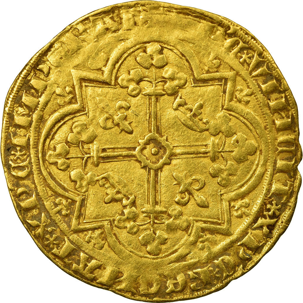 Coin, France, Charles V, Franc à pied, EF(40-45), Gold, Duplessy:360A