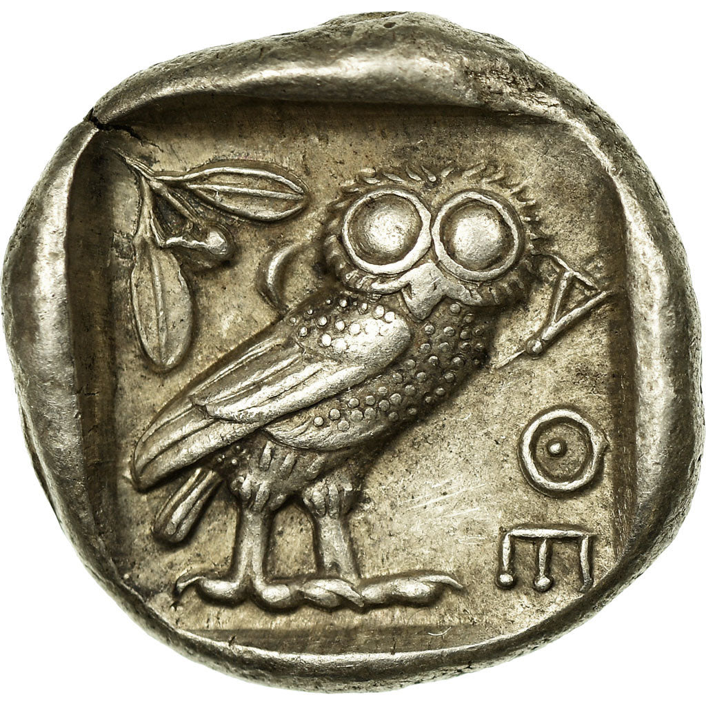 Coin, Attica, Athens, Tetradrachm, Athens, AU(50-53), Silver, SNG-Cop:31