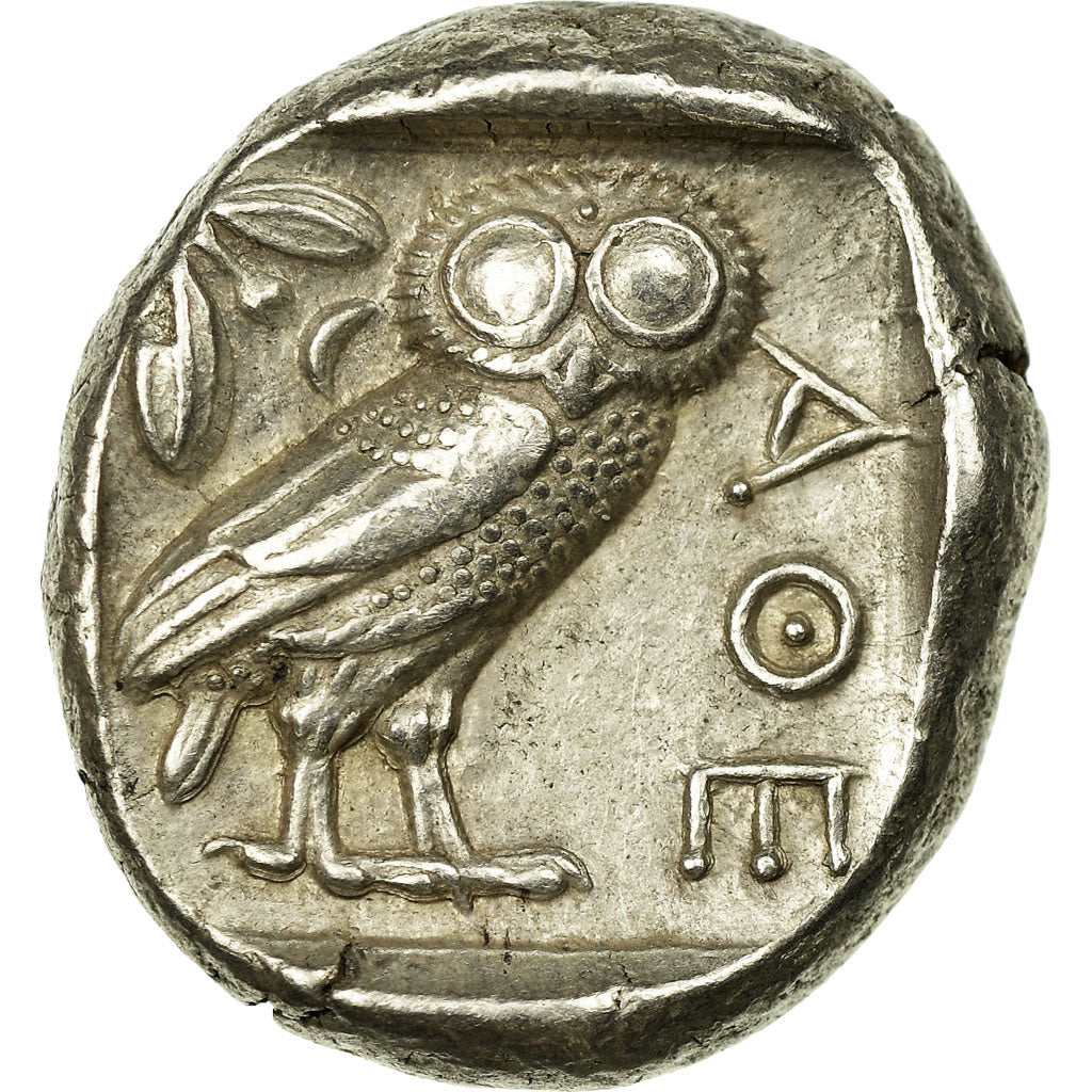Coin, Attica, Athens, Tetradrachm, Athens, AU(50-53), Silver, SNG-Cop:31