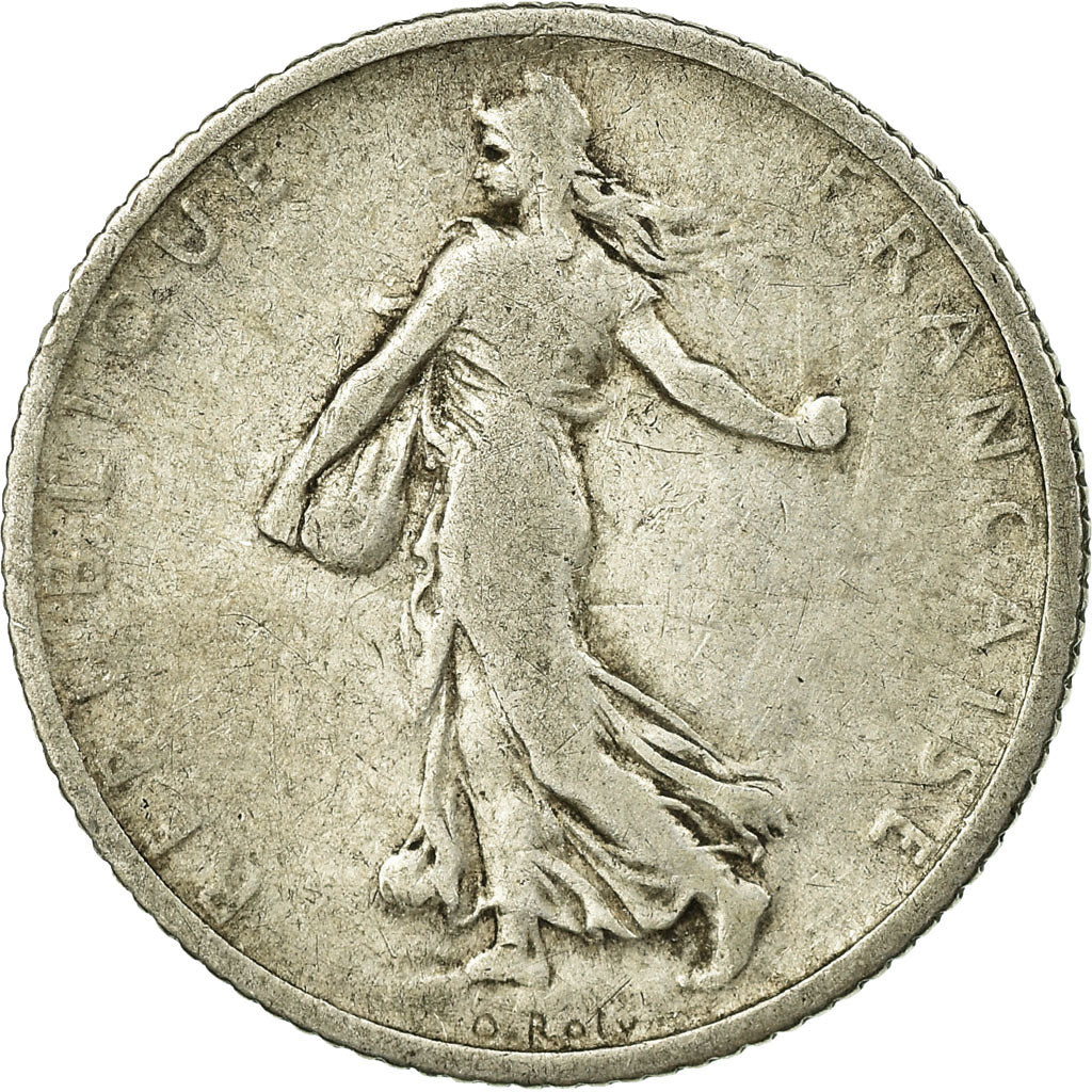 Coin, France, Semeuse, Franc, 1900, Paris, VG(8-10), Silver, KM:844.1