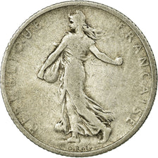 Coin, France, Semeuse, Franc, 1900, Paris, VG(8-10), Silver, KM:844.1