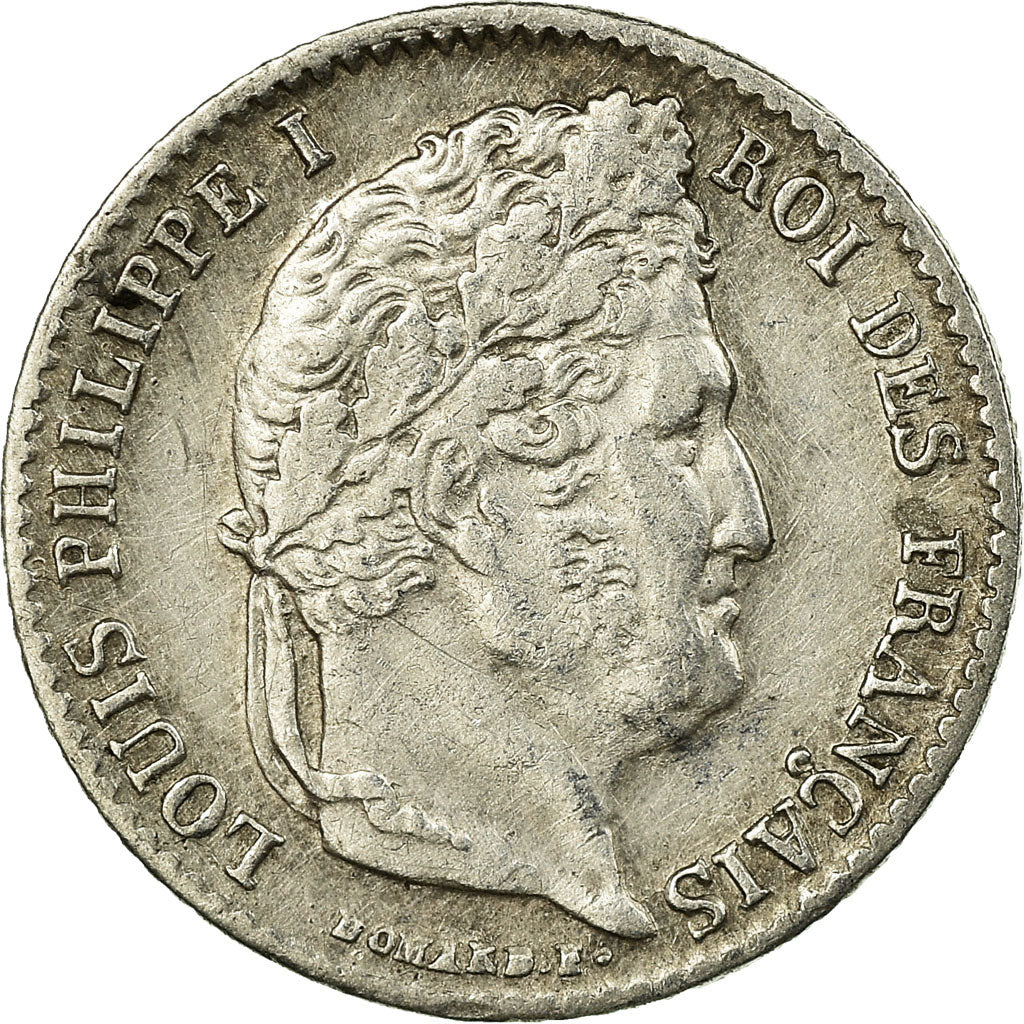 Münze, Frankreich, Louis-Philippe, 1/4 Franc, 1839, Lille, SS, Silber