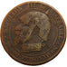 FRANCE, 5 Centimes, 1870, VF(30-35), Bronze, 6.90