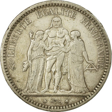 Coin, France, Hercule, 5 Francs, 1871, Paris, Camélinat, VF(30-35), Silver