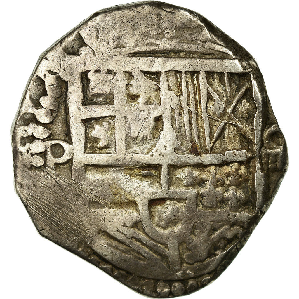 Coin, Bolivia, Philip II, 4 Réales, Potosi, VF(30-35), Silver, KM:4.2