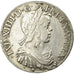 Munten, Frankrijk, Louis XIV, 1/2 Écu à la mèche longue, 1653, Lyon, FR+