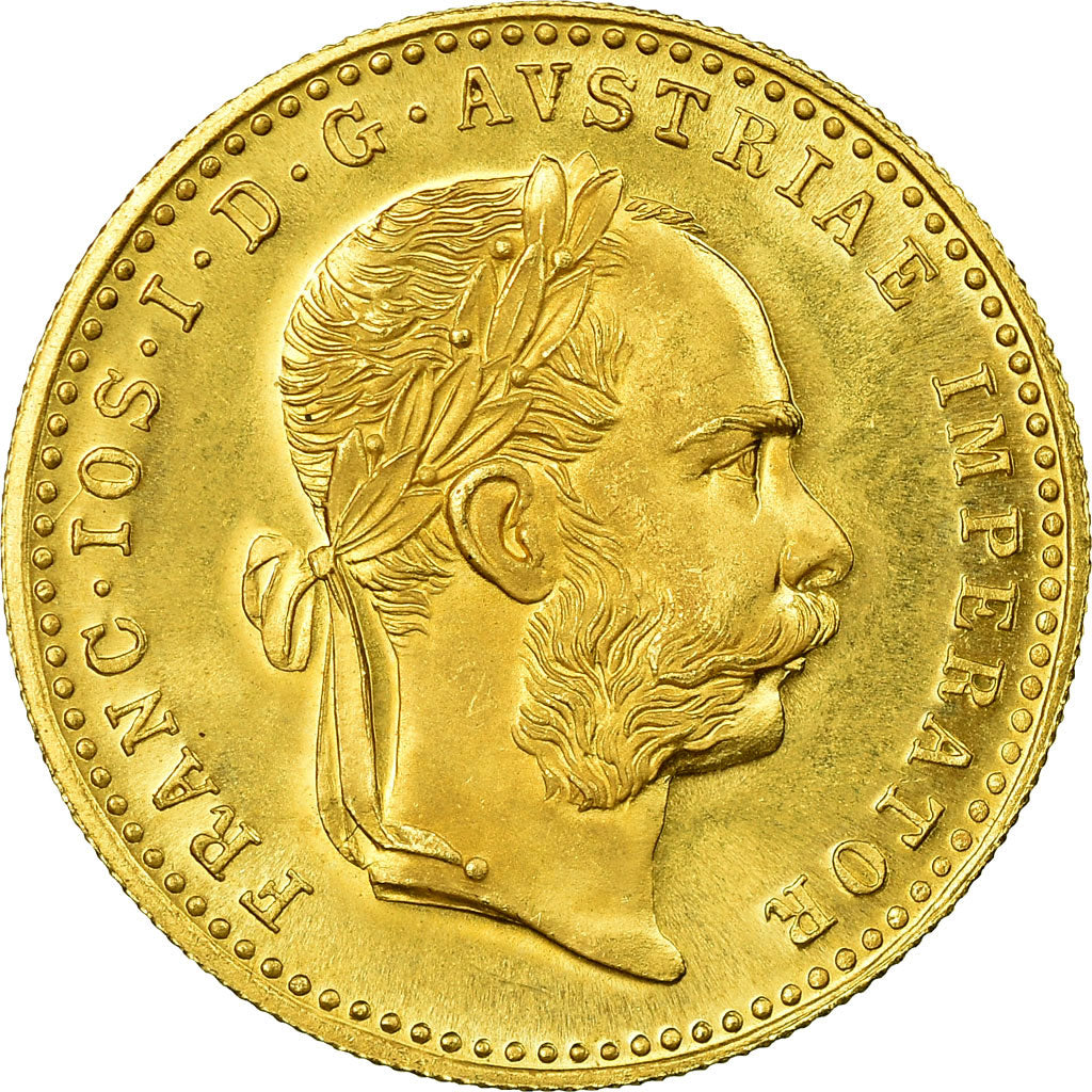 Coin, Austria, Franz Joseph I, Ducat, 1915, Official restrike, MS(64), Gold