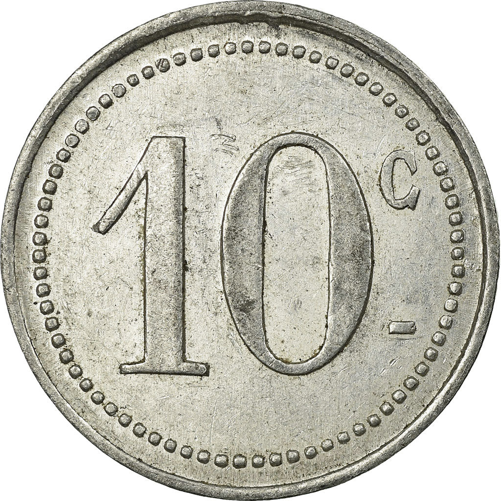Coin, France, Comité Municipal d'Approvisionnement, Vanves, 10 Centimes