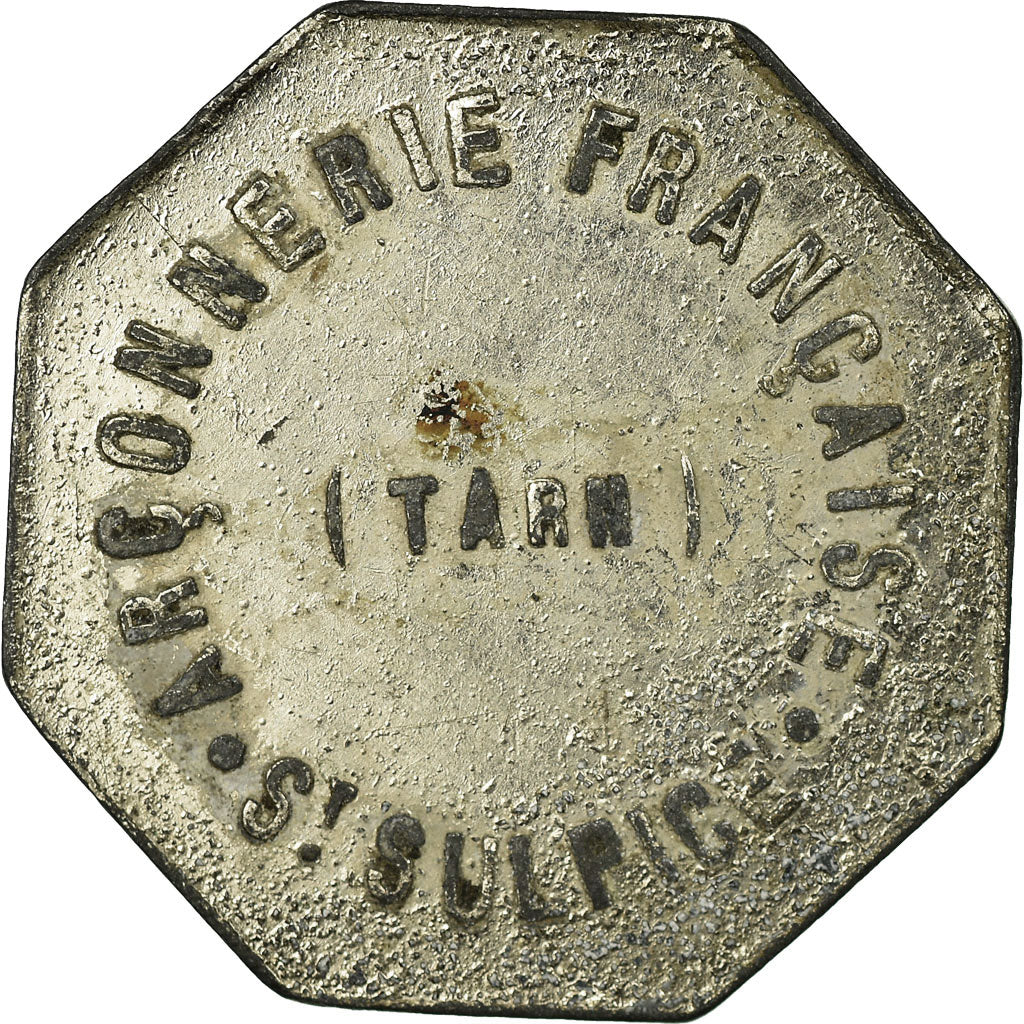 Coin, France, Arçonnerie française, Saint-Sulpice, 10 Centimes, EF(40-45)
