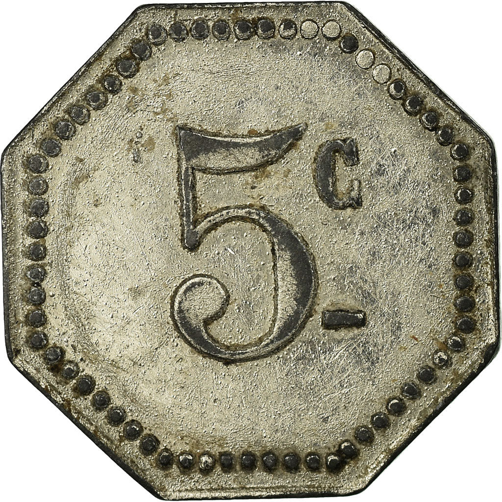 Coin, France, Arçonnerie française, Saint-Sulpice, 5 Centimes, EF(40-45)
