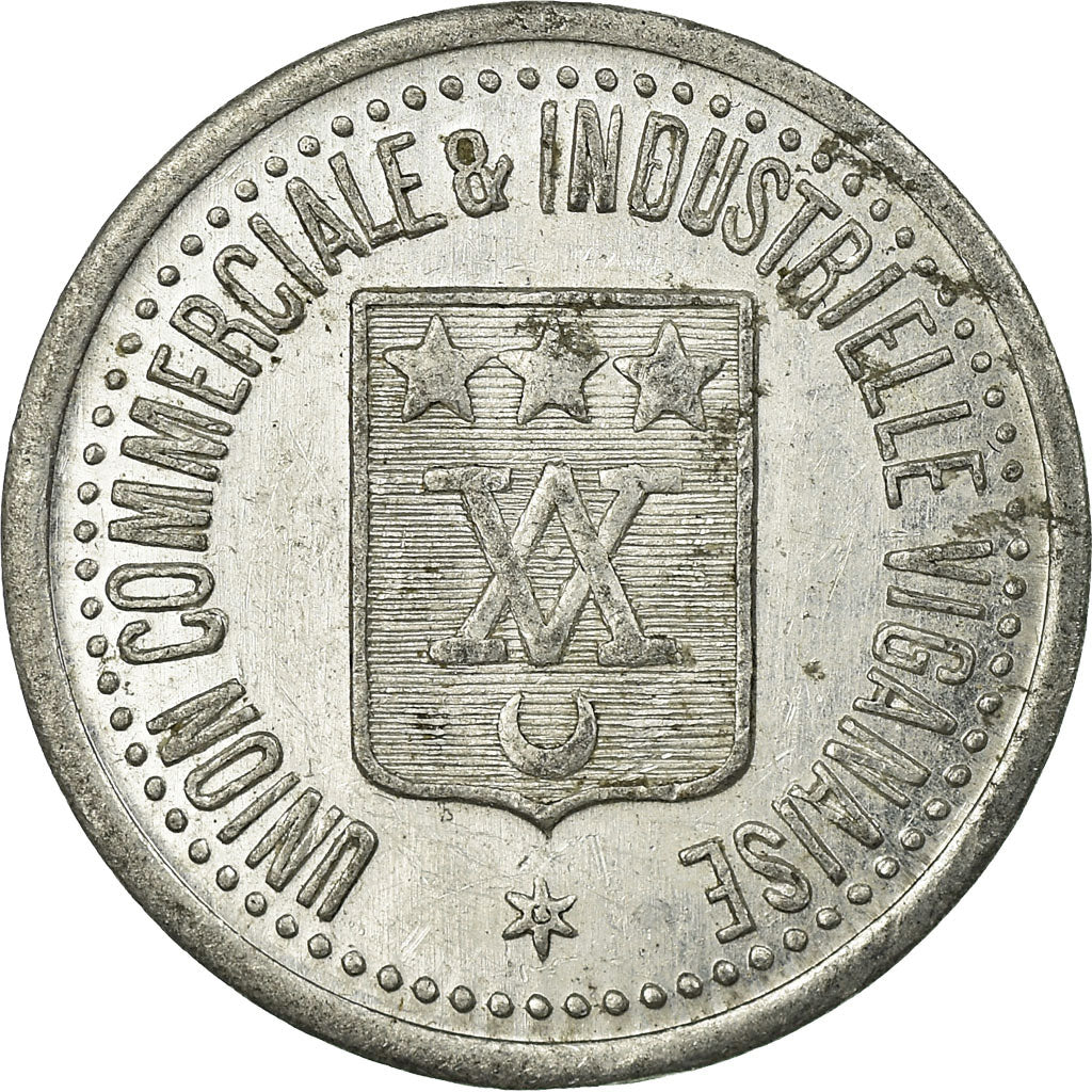 Coin, France, Union Commerciale et Industrielle, Le Vigan, 5 Centimes