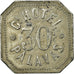 Moneta, Francja, Grand Hôtel, Palavas-les-Flots, 30 Centimes, AU(50-53), Nickel