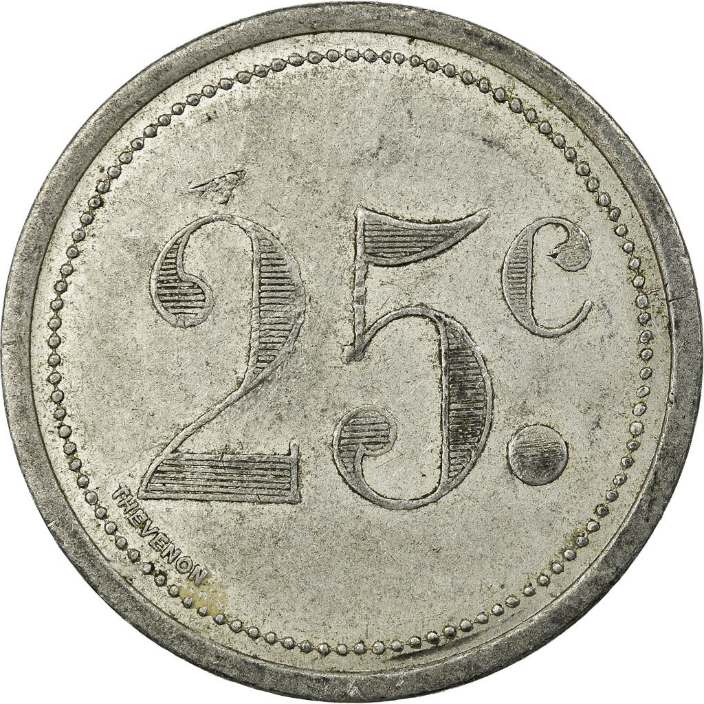 Coin, France, Chambre de Commerce, Elbeuf, 25 Centimes, 1921, EF(40-45)