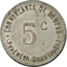 Coin, France, Commerçants de Bompas, Bompas, 5 Centimes, EF(40-45), Aluminium
