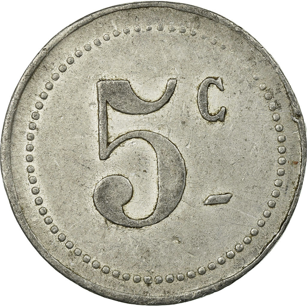Coin, France, Commerçants de Bompas, Bompas, 5 Centimes, EF(40-45), Aluminium