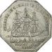 Coin, France, Chambre de Commerce, Bayonne, 50 Centimes, 1920, AU(50-53)