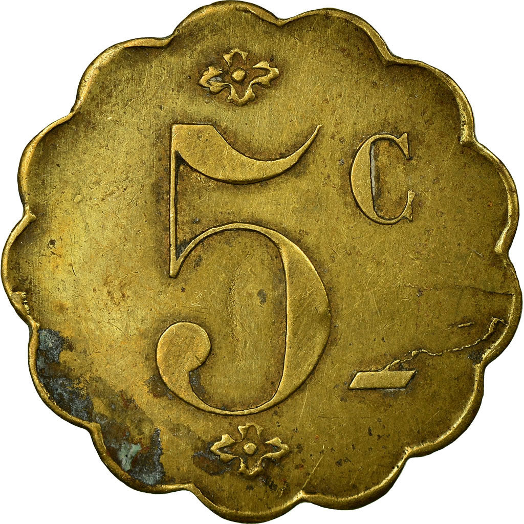 Münze, Frankreich, Jeton QUERCY, Montpellier, 5 Centimes, 1914-1916, SS