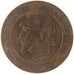 FRANCE, 10 Centimes, 1870, EF(40-45), Bronze, 10.00