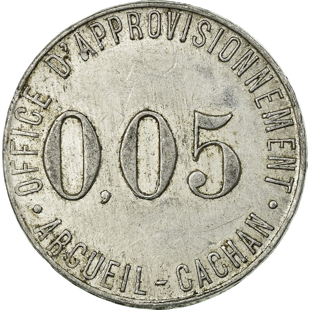 Münze, Frankreich, Office d'Approvisionnement, Arcueil-Cachan, 0.05 Franc, SS