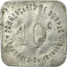 Coin, France, Commerçants de Bompas, Bompas, 10 Centimes, EF(40-45), Aluminium