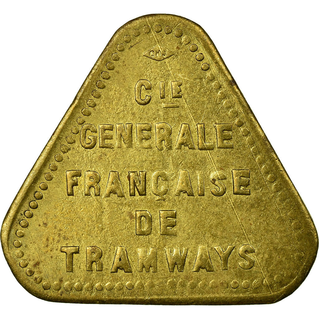 Coin, France, Cie Générale Française de Tramways, Orléans, 25 Centimes