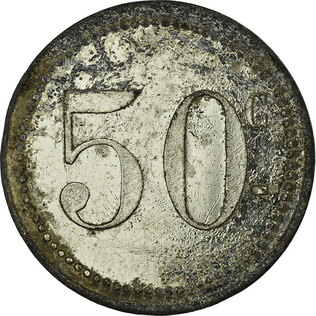 Coin, France, Arçonnerie française, Saint-Sulpice, 50 Centimes, EF(40-45)