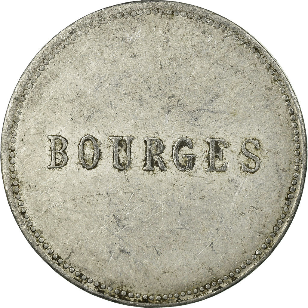 Munten, Frankrijk, Société des Restaurants Populaires, Bourges, 1 Franc, ZF