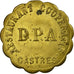 Moneta, Francja, Restaurant Coopératif D.P.A, Castres, 10 Centimes, Undated