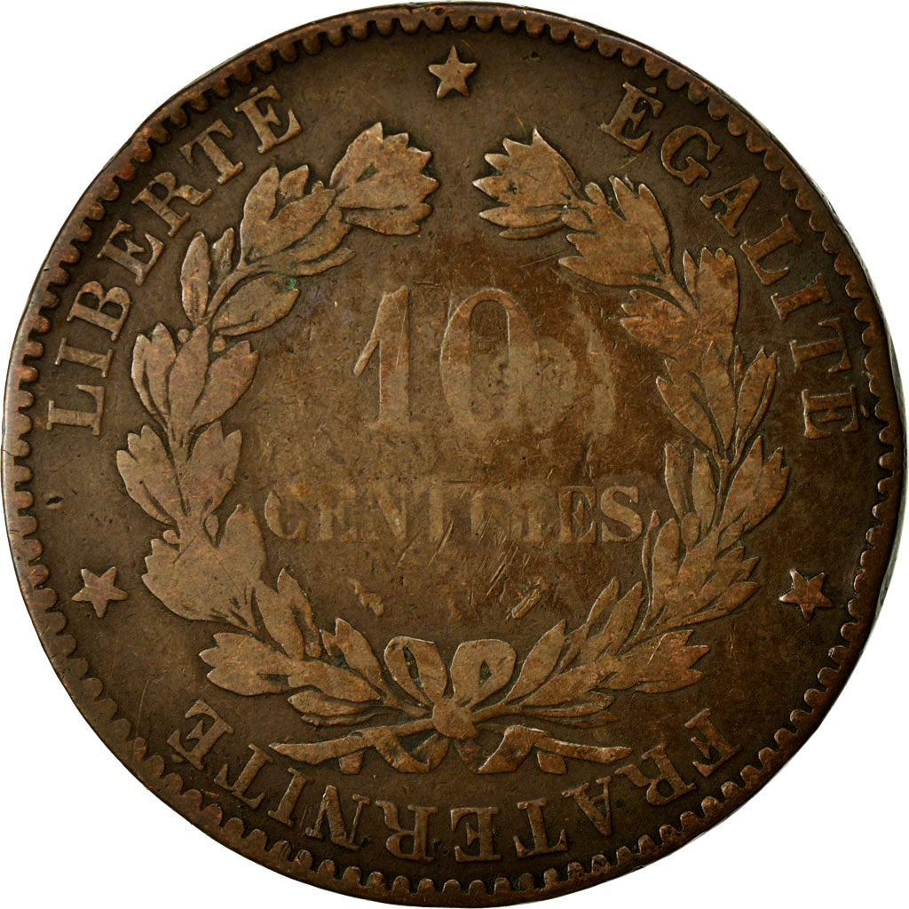 Coin, France, Cérès, 10 Centimes, 1896, Paris, VF(30-35), Bronze, KM:815.1