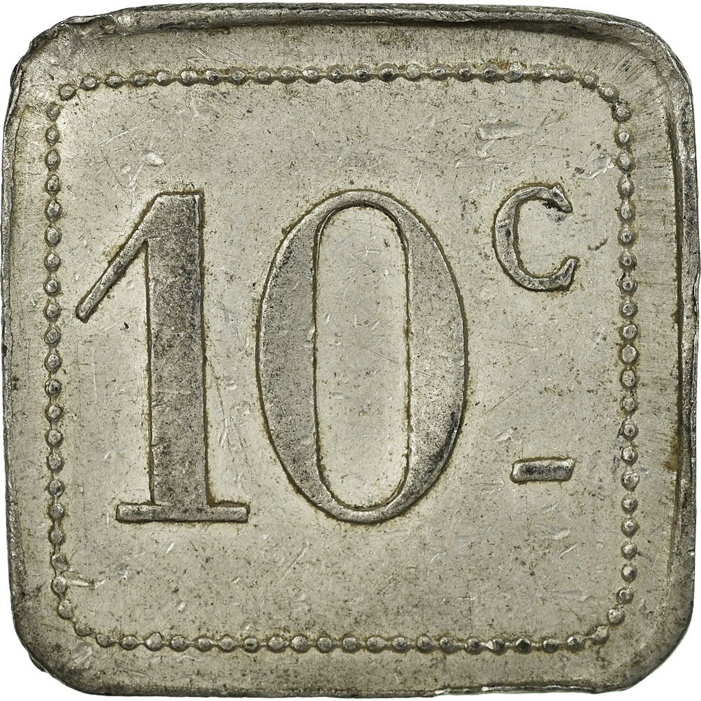 Coin, France, Commerçants de Bompas, Bompas, 10 Centimes, EF(40-45), Aluminium