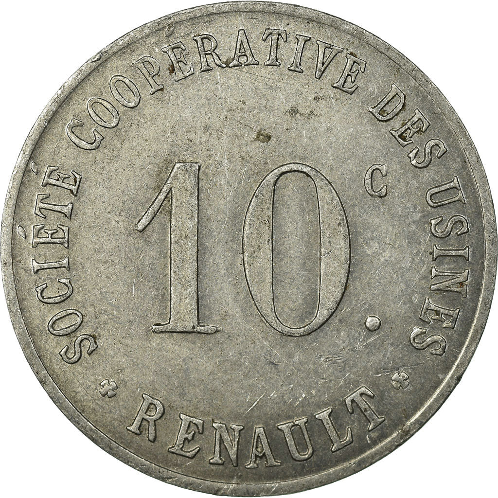 Moneda, Francia, Soc. Coop. des Usines Renault, Boulogne-Billancourt, 10