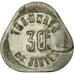Coin, France, Tramways, Nantes, 30 Centimes, EF(40-45), Nickel plated zinc