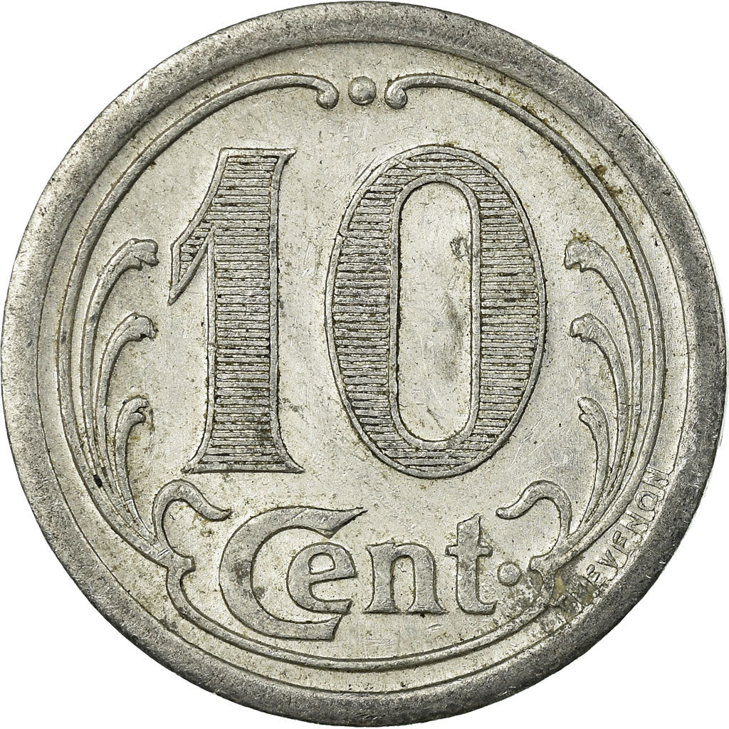 Coin, France, Union Commerciale, Vimoutiers, 10 Centimes, 1922, AU(50-53)