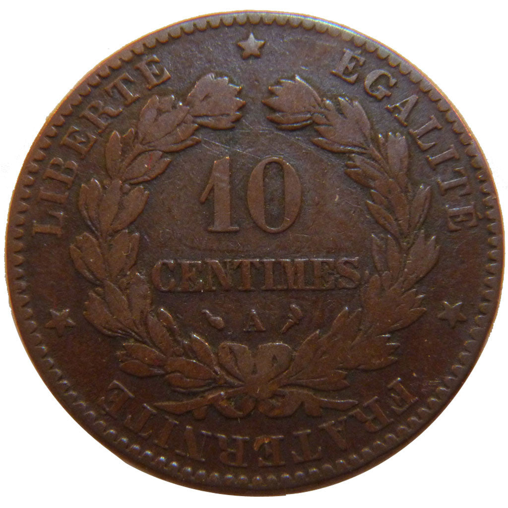 Coin, France, Cérès, 10 Centimes, 1897, Paris, VF(30-35), Bronze, Gadoury:265a