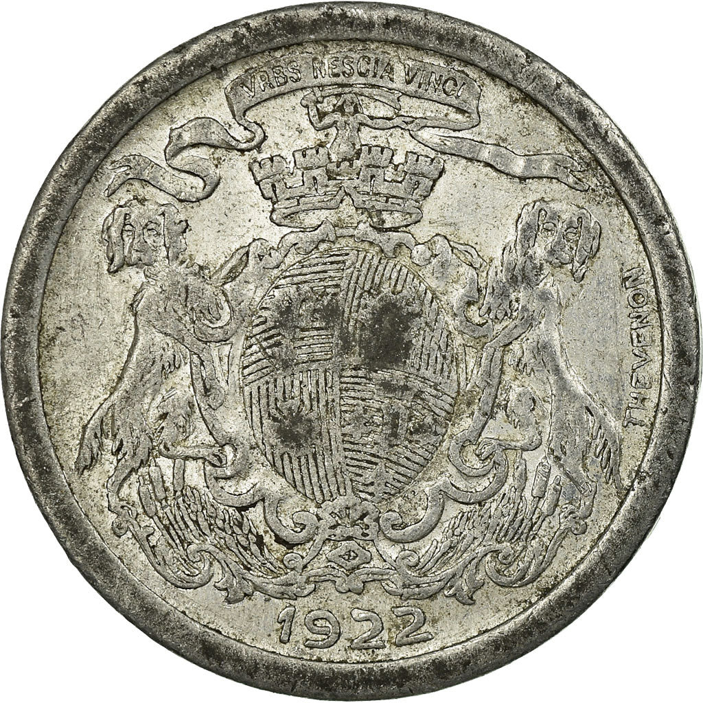 Moneta, Francja, Union Commerciale et Industrielle, Péronne, 10 Centimes, 1922