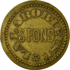 Moneta, Francia, La Laborieuse, Saint-Fons, 10 Centimes, BB, Ottone, Elie:15.1
