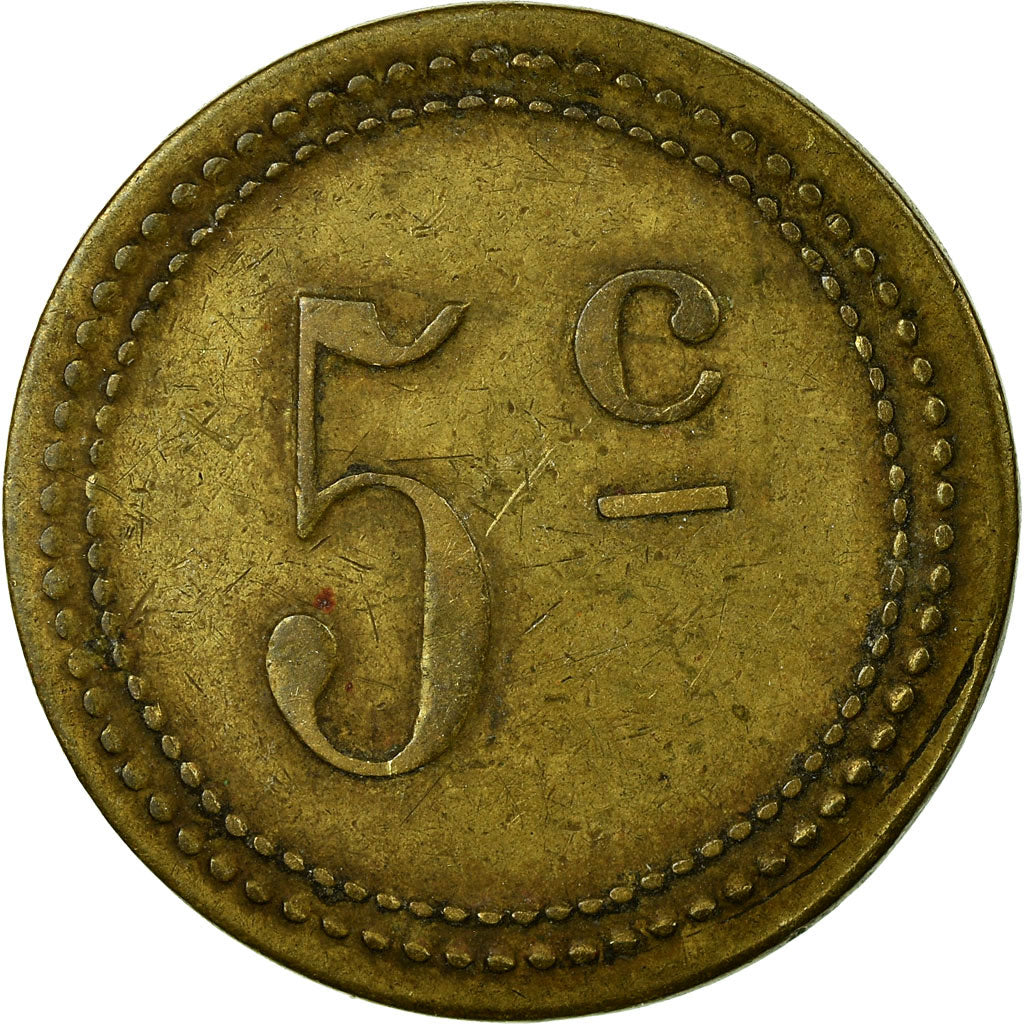 Moneta, Francia, La Laborieuse, Saint-Fons, 10 Centimes, BB, Ottone, Elie:15.1