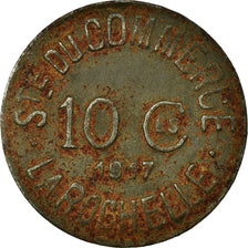 Moneta, Francia, Société du Commerce, La Rochelle, 10 Centimes, 1917, BB