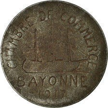 Coin, France, Chambre de Commerce, Bayonne, 10 Centimes, 1917, VF(30-35), Iron