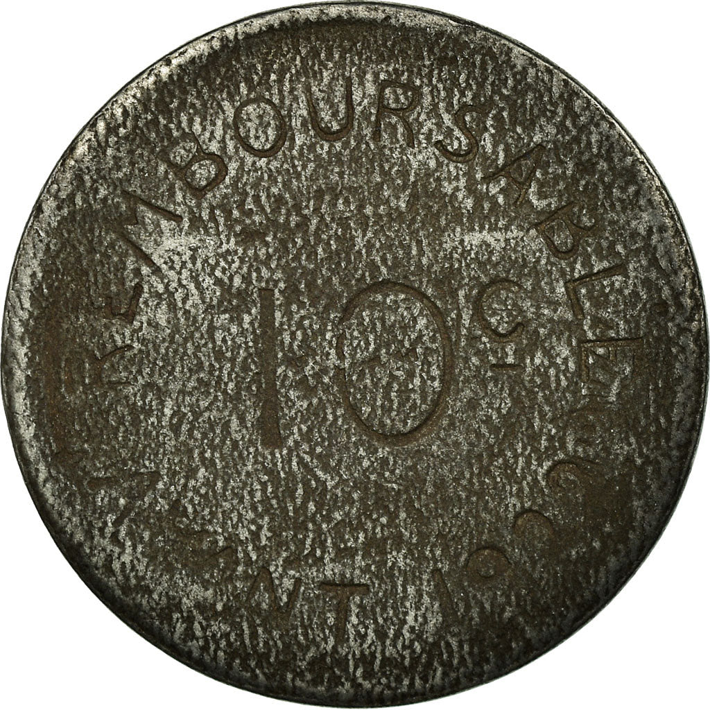 Coin, France, Chambre de Commerce, Bayonne, 10 Centimes, 1917, VF(30-35), Iron