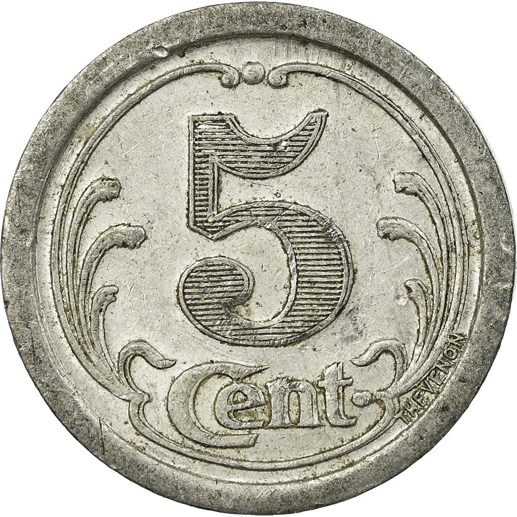 Moneta, Francia, Syndicat Commerce & Industrie, Soulac-sur-Mer, 5 Centimes