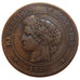 FRANCE, Cérès, 10 Centimes, 1897, Paris, KM #815.1, VF(30-35), Bronze, Gadoury #