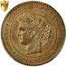 France, 10 Centimes, Cérès, 1897, Paris, Torche, Bronze, PCGS, SPL+