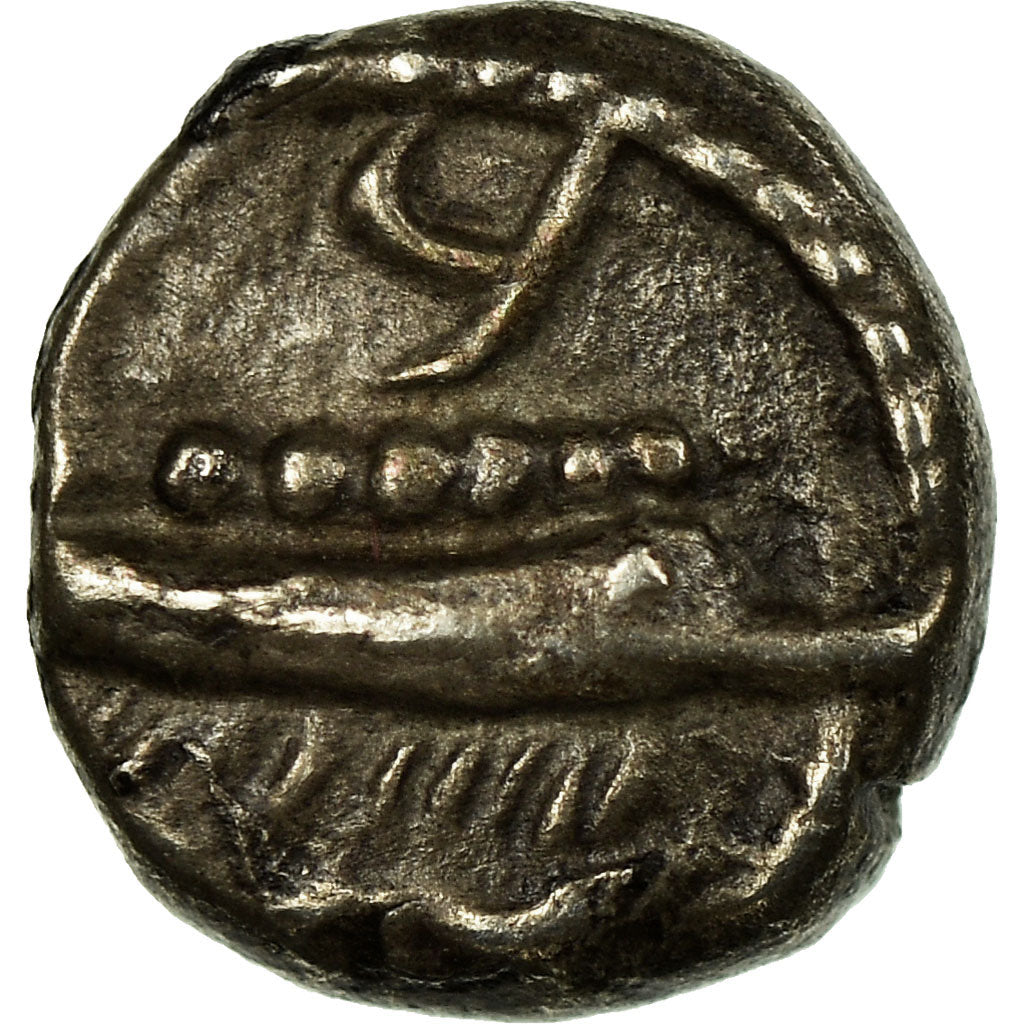 Münze, Phoenicia, Sidon, Baalshallim II, 1/16 Shekel, 401-366 BC, SS, Silber